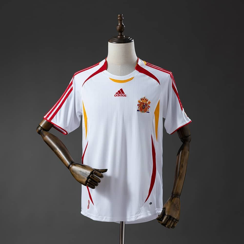 Spain Away Kit 2006 (White Retro)