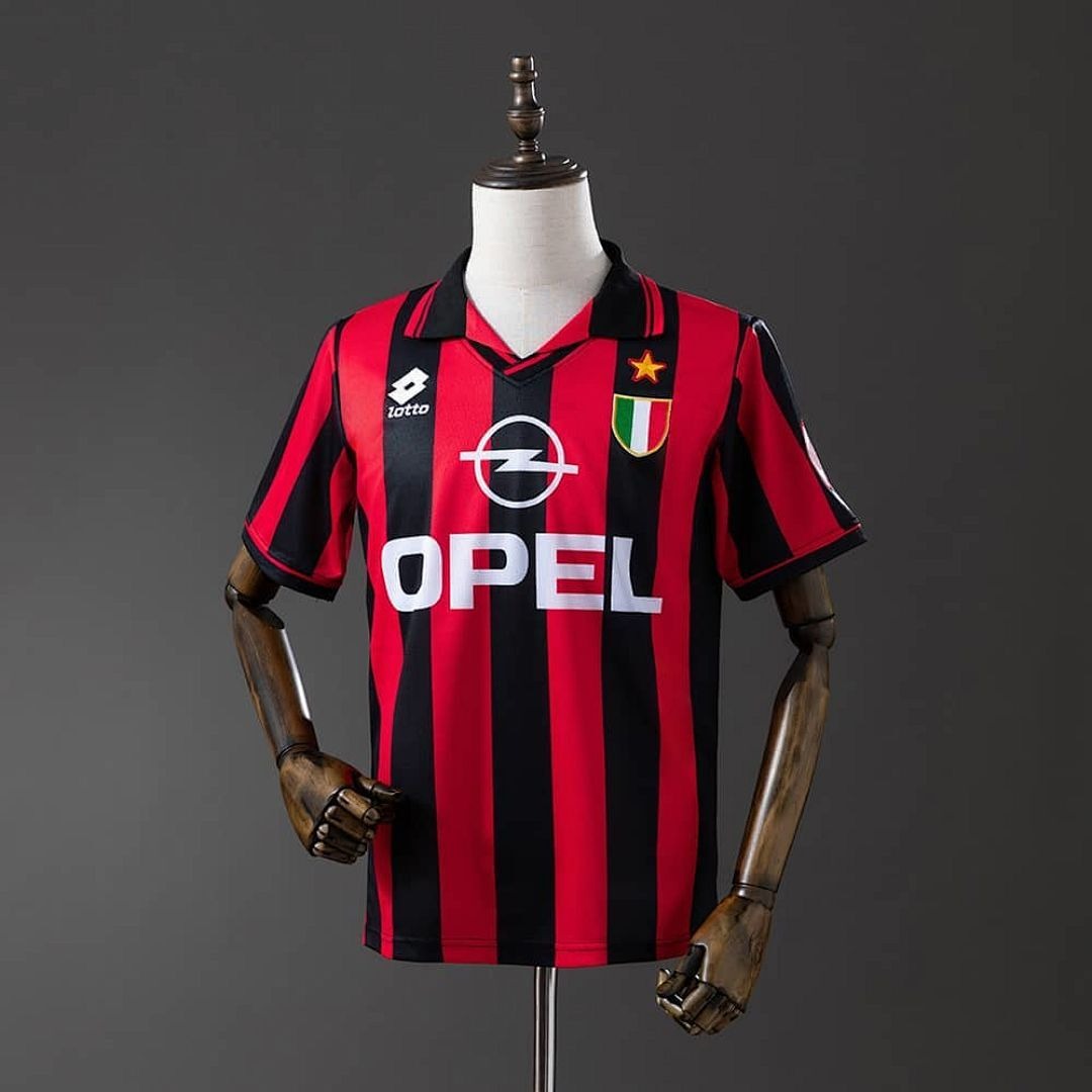 AC Milan Home Kit 1996/97 (Shield Version)